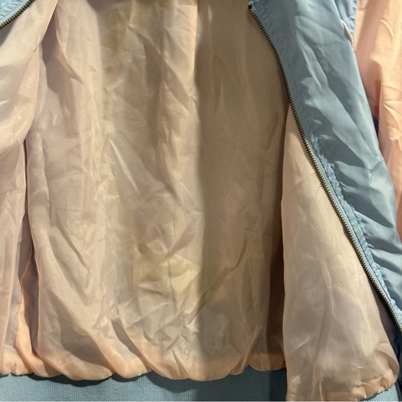 Melanie Martinez Size Large Varsity Bomber Satin Zip Up Jacket Patch Dollcore - Picture 6 of 7